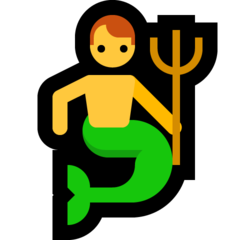 Emoji Putra Duyung Microsoft