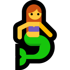 Emoji Putri Duyung Microsoft