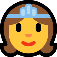 Emoji Putri Microsoft