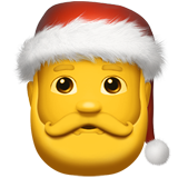 Emoji Santa Claus Apple