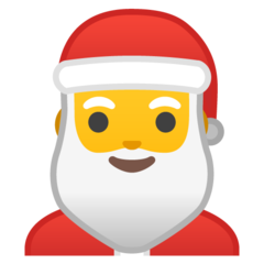 Emoji Santa Claus Google