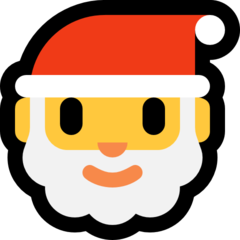 Emoji Santa Claus Microsoft