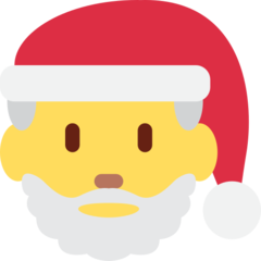 Emoji Santa Claus Twitter
