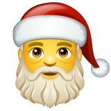 Emoji Santa Claus WhatsApp