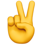 Emoji Tangan Kemenangan Apple