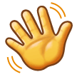 Emoji Tangan Melambai Samsung