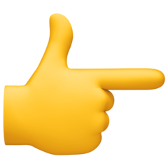 Emoji Tangan Menunjuk Ke Kanan Facebook