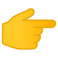 Emoji Tangan Menunjuk Ke Kanan Google