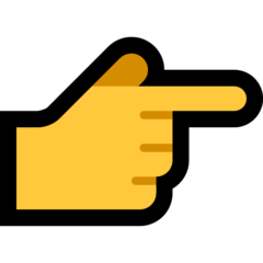 Emoji Tangan Menunjuk Ke Kanan Microsoft