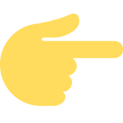 Emoji Tangan Menunjuk Ke Kanan Twitter