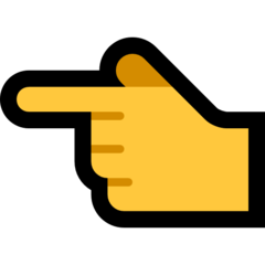 Emoji Tangan Menunjuk Ke Kiri Microsoft