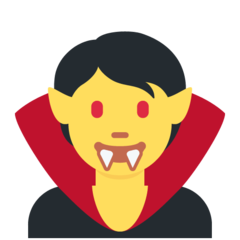 Emoji Vampir Twitter