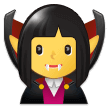 Emoji Vampir Wanita Samsung