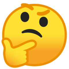Emoji Wajah Berpikir by Emojipedia.ID Google