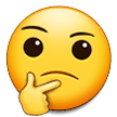 Emoji Wajah Berpikir by Emojipedia.ID Samsung