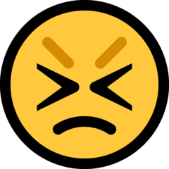 Emoji Wajah Frustasi Microsoft