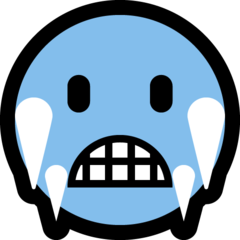 Emoji Wajah Kedinginan Microsoft