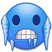 Emoji Wajah Kedinginan Samsung