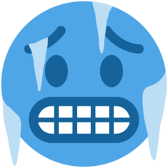 Emoji Wajah Kedinginan Twitter