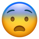 Emoji Wajah Ketakutan Apple