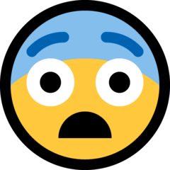 Emoji Wajah Ketakutan Microsoft