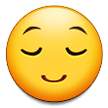 Emoji Wajah Lega Samsung