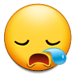 Emoji Wajah Mengantuk Samsung