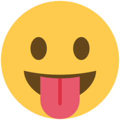 Emoji Wajah Menjulurkan Lidah Twitter