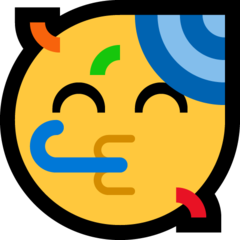 Emoji Wajah Sedang Berpesta Microsoft