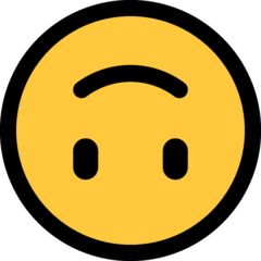 Emoji Wajah Terbalik Microsoft