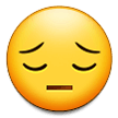 Emoji Wajah Termenung Samsung
