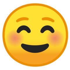 Emoji Wajah Tersenyum Google