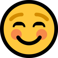 Emoji Wajah Tersenyum Microsoft