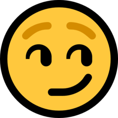 Emoji Wajah Tersenyum Sombong Microsoft