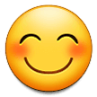 Emoji Wajah Tersenyum dengan Mata Tersenyum Samsung
