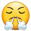 Emoji Wajah dengan Uap dari Hidung Samsung
