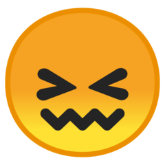 Emoji Wajah yang Kusut Google