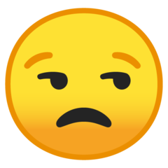 Emoji Wajah yang Tidak Senang Google
