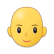 Emoji Wanita Botak Samsung
