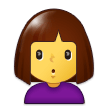 Emoji Wanita Cemberut Samsung
