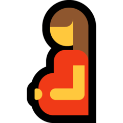 Emoji Wanita Hamil Microsoft