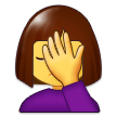 Emoji Wanita Menutup Wajah Samsung 2