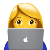 Emoji Wanita Teknolog Apple