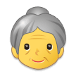 Emoji Wanita Tua Samsung