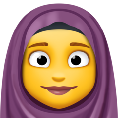 Emoji Wanita dengan Jilbab Facebook