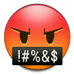 Emoji dengan Simbol di Mulut Samsung