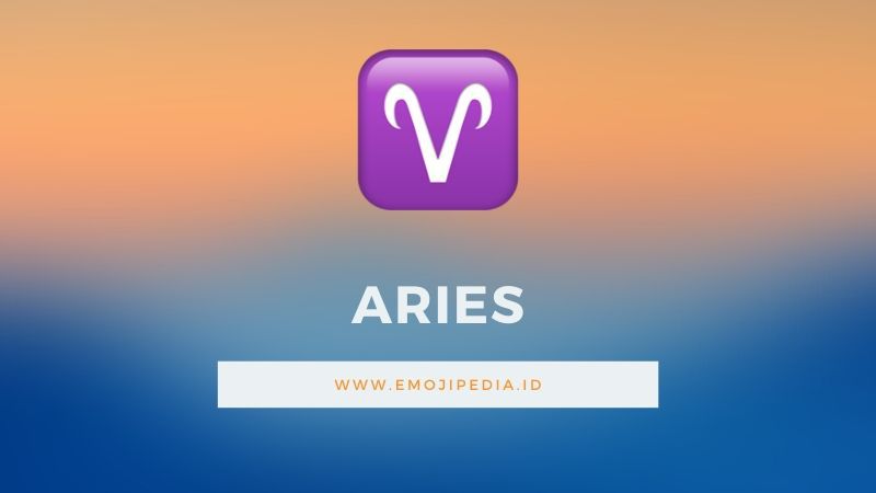 Arti Emoji Aries by Emojipedia.ID