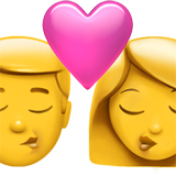 Emoji Ciuman Wanita Pria Apple