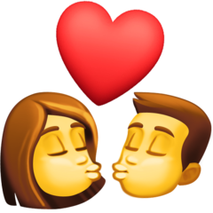 Emoji Ciuman Wanita Pria Facebook