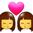 Emoji Ciuman Wanita Wanita Samsung